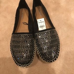 Rhinestone espadrilles